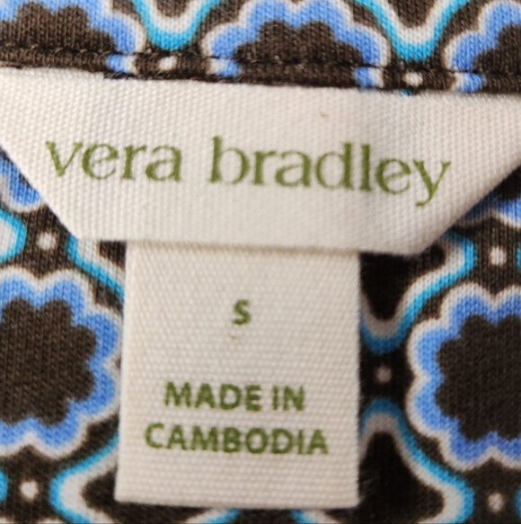 Women's Vera Bradley 2 Piece Pajama Set - Green - S - Picture 10 of 13